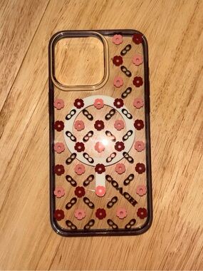Coach Floral MagSafe iPhone 15 Pro Max Case